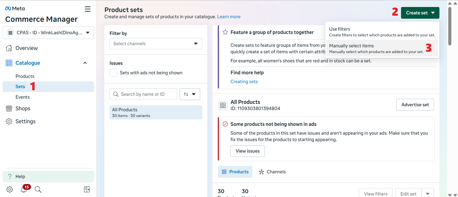 Catalogue CPAS Shopee